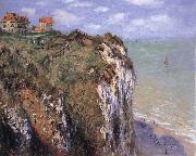Claude Monet The Cliff at Dieppe France oil painting reproduction